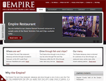 Tablet Screenshot of empire-restaurant.com